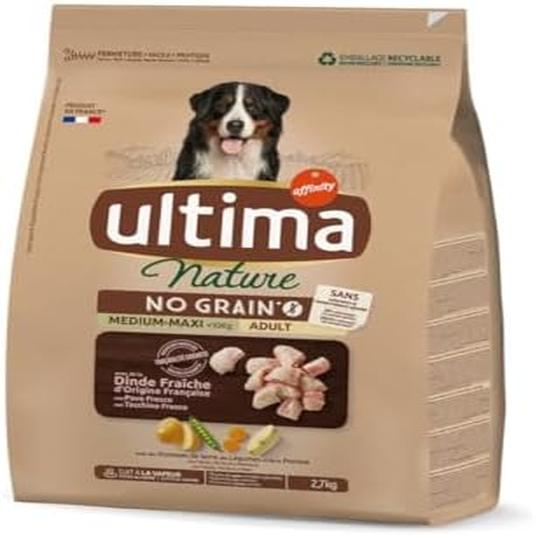 Alimento para perros adultos de pavo sin cereales 2,7KG