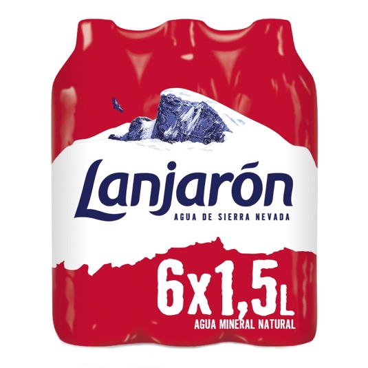 Aigua mineral natural Lanjarón - 6x1,5l