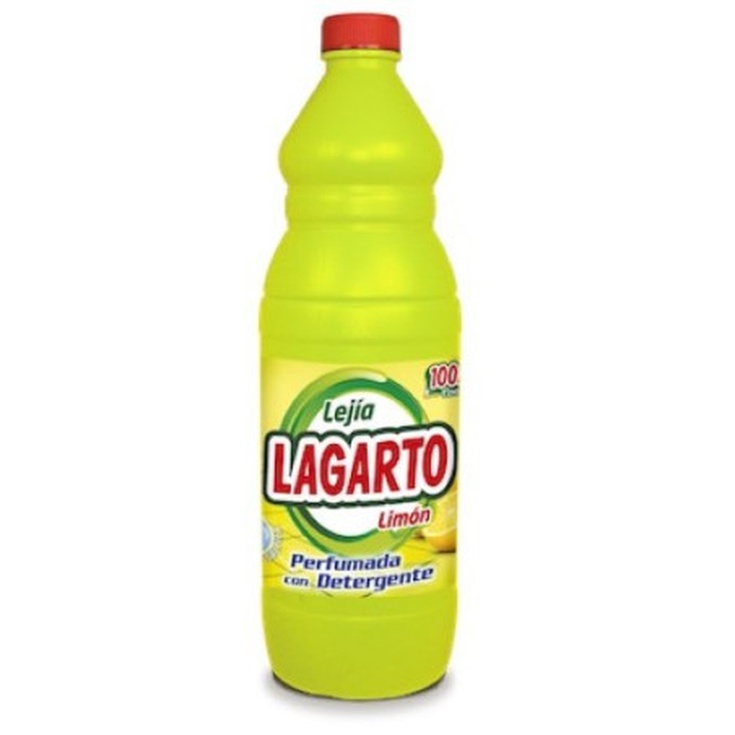 Lagarto Lejía Perfumada Con Detergente Limon 1,5L