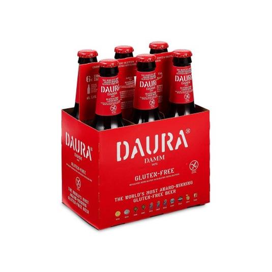 CERVEZA DAURA BOTELLA S/GLUTEN 33CL CESTA-6