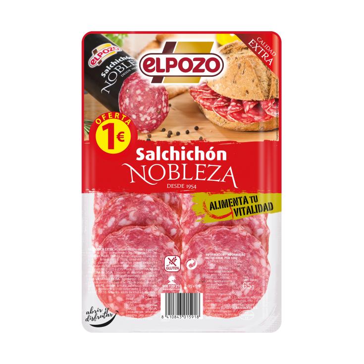 Salchichón Nobleza El Pozo - 65g