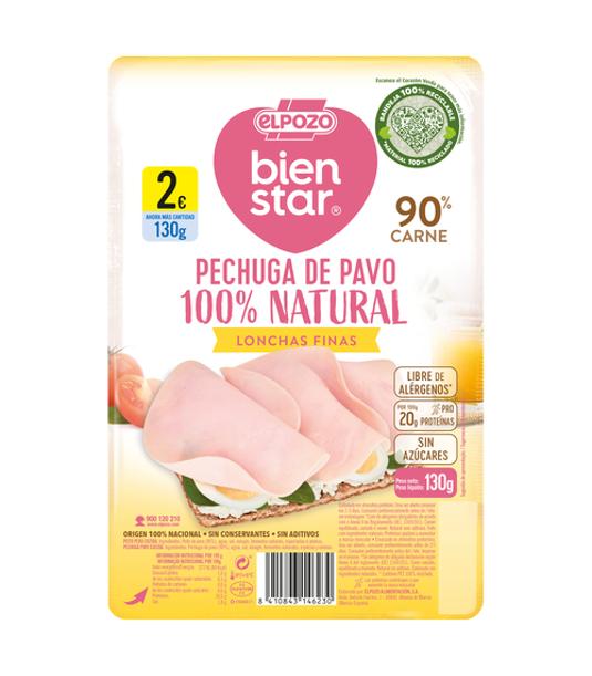 *PECHUGA PAVO NAT. ELPOZO 130G