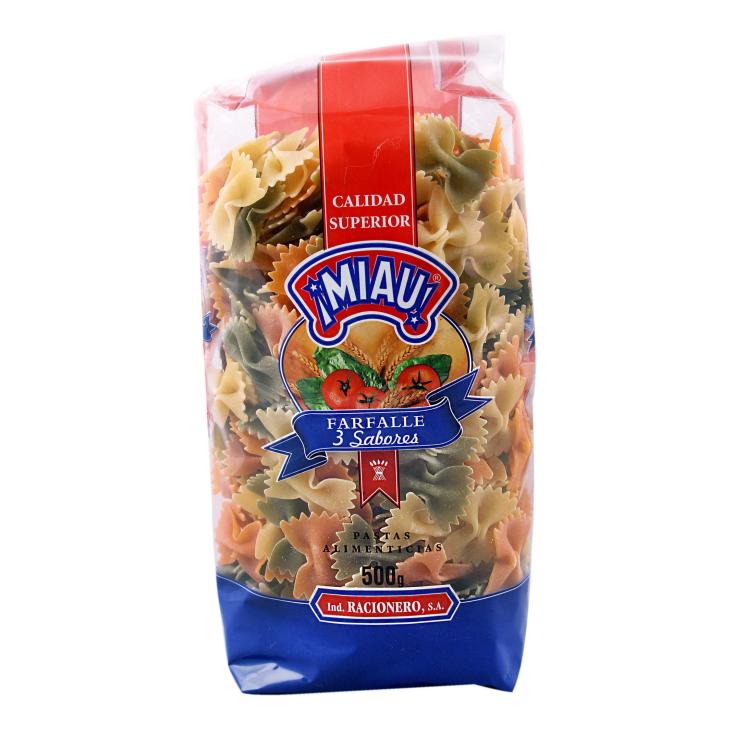 Pasta Lazos Colores 500g