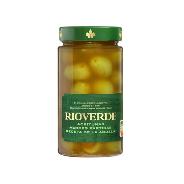 RIOVERDE Aceitunas verdes partidas receta de la abuela 345g