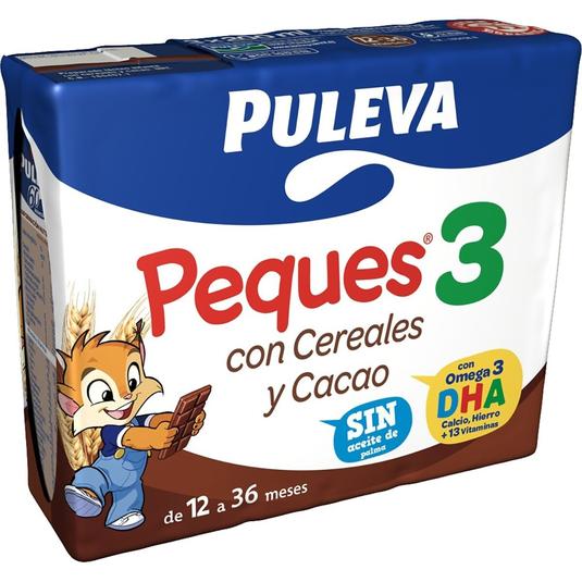 Leche con cereales y cacao de 12 a 36 meses 3x200ml