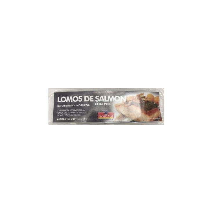 PASAPESCA Lomos de salmón con piel 250g