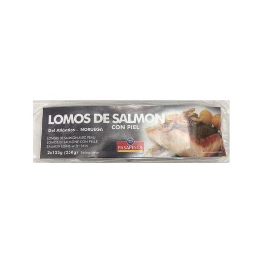 PASAPESCA Lomos de salmón con piel 250g