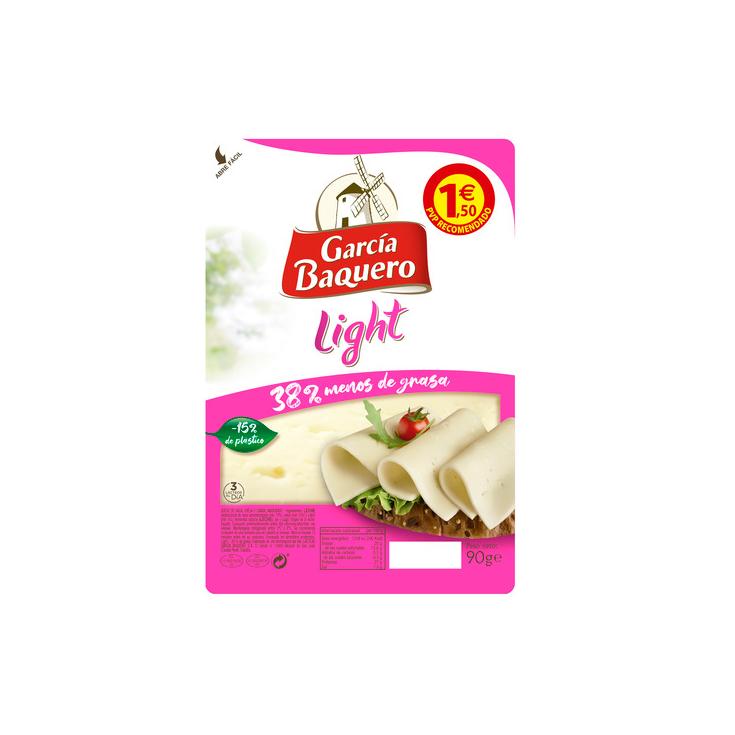 Queso mezcla madurado con leche pasteurizada light 38% 90g