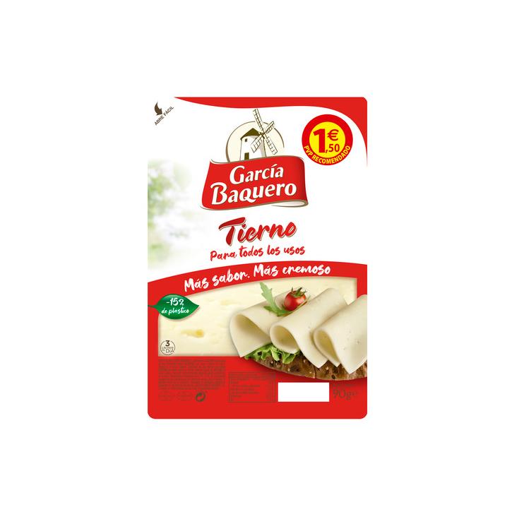 Queso tierno elaborado con leche pasteurizada 90g