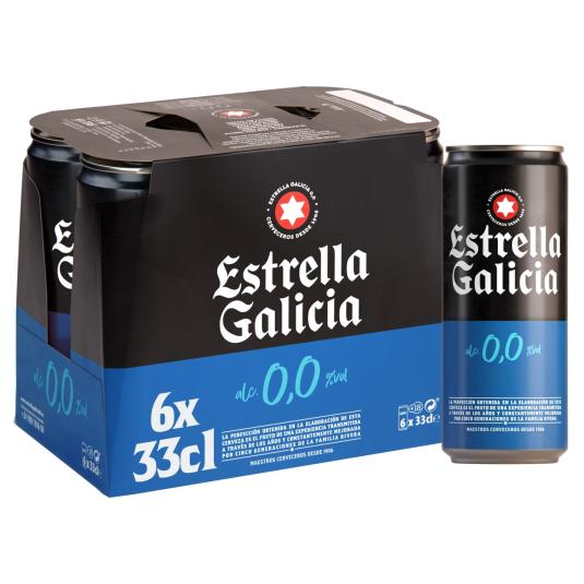 Cerveza 0,0% 6x33cl