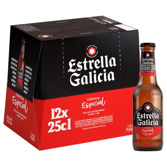 Cerveza especial 12x25cl