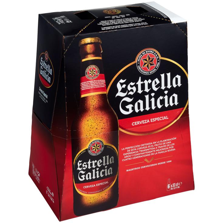 Cerveza Estrella Galicia - 6x33cl