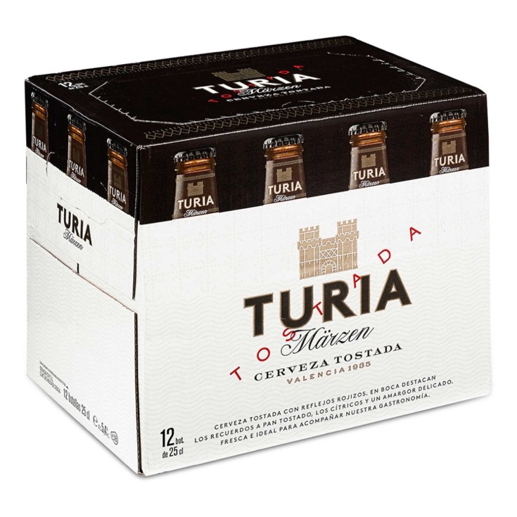 Cerveza tostada Märzen Turia - 12x25cl