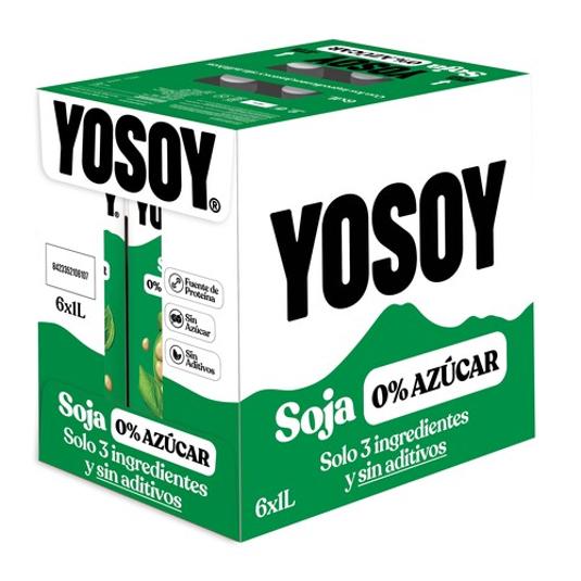 Bebida de soja Yosoy caja 6 x 1L