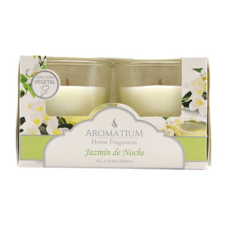 Vela Jazmin de noche Aromatium - 2 uds