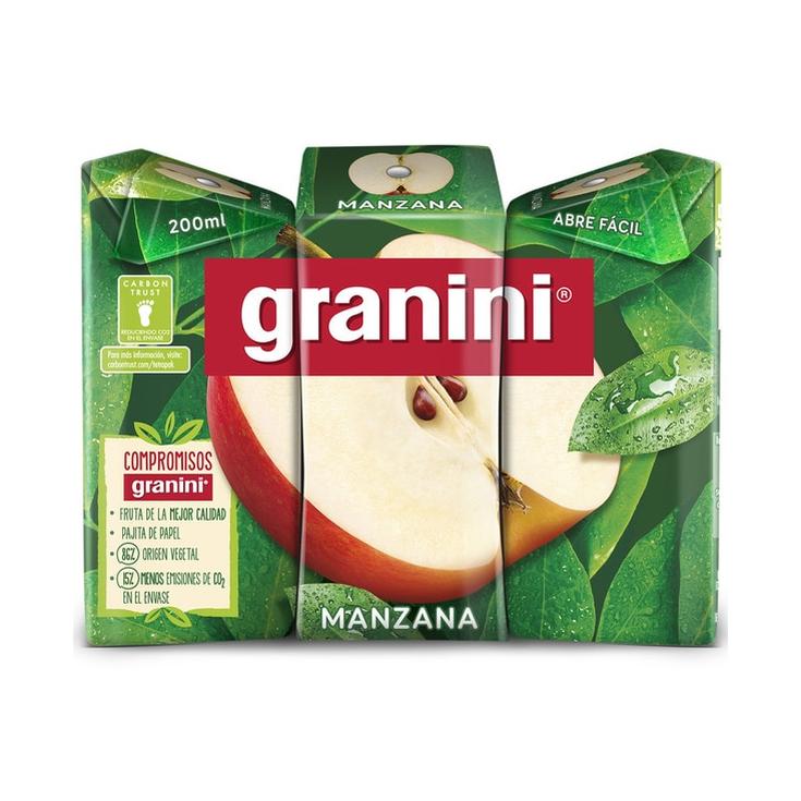 GRANINI ZUMO DE MANZANA 3X20CL