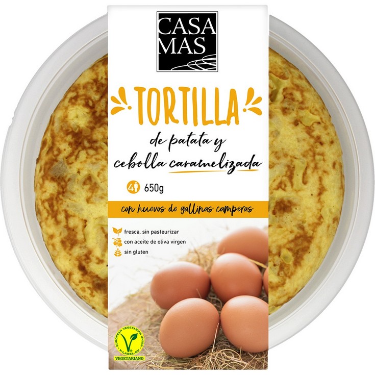 Tortilla de patata con cebolla - 500G