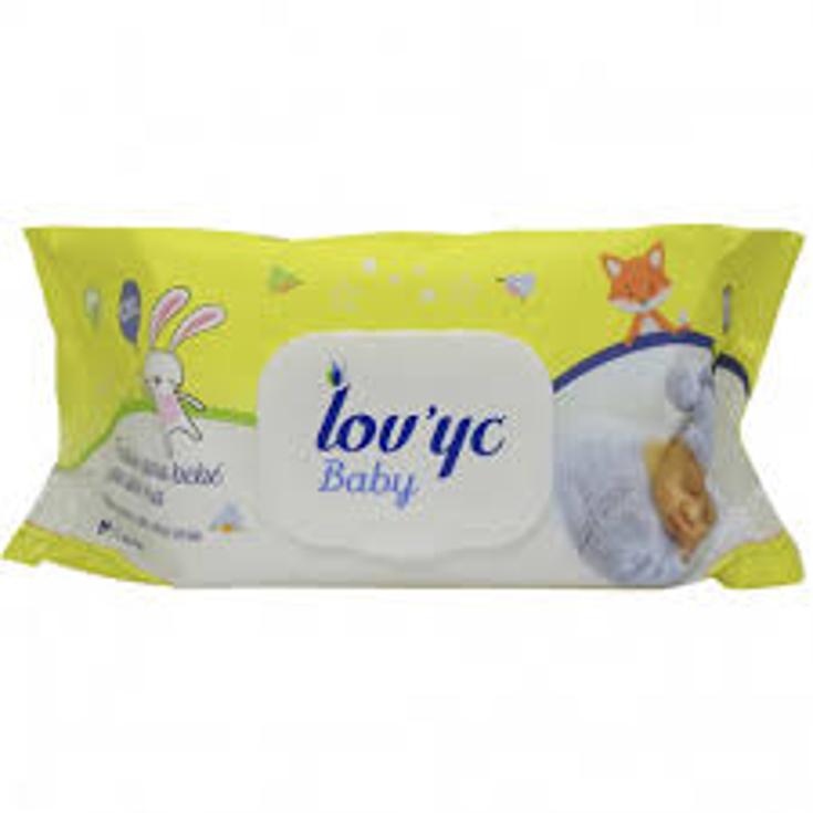 LOVYC TOALLITAS 120 U BABY ALOE