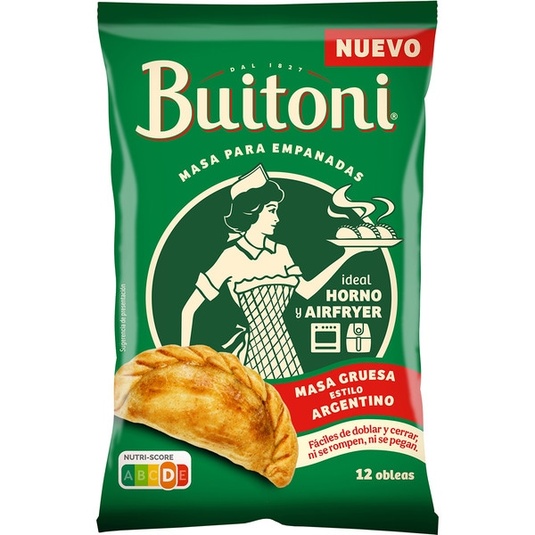 BUITONI Masa para empanadillas x 12 unid.