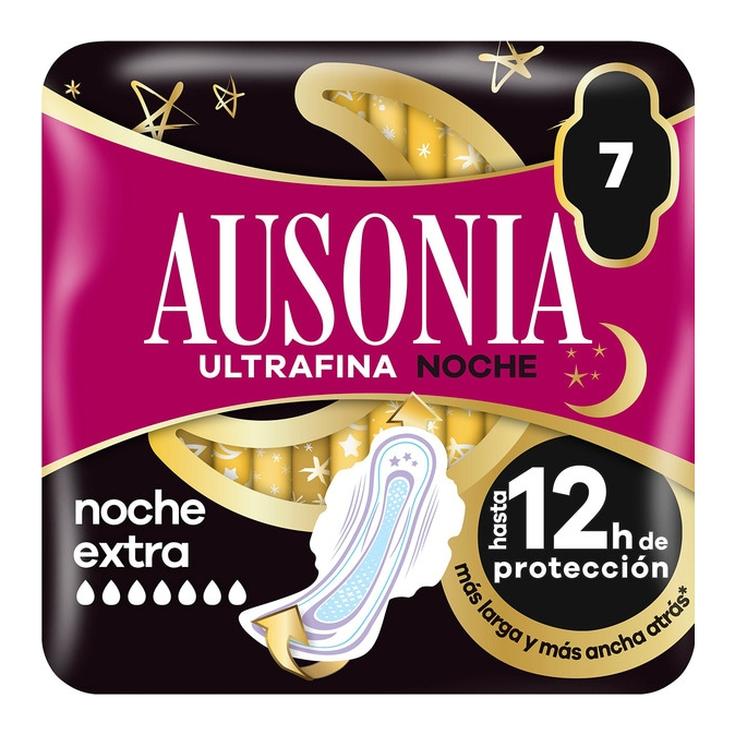 Compresa ultrafina con alas noche extra 7 Unidades