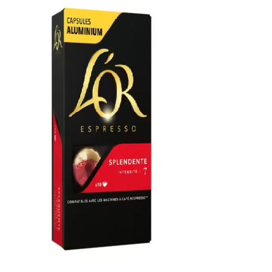 Café cápsulas splendente L'Or Espresso - 10 uds