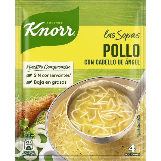 Sopa pollo c/cabello de ángel 71g