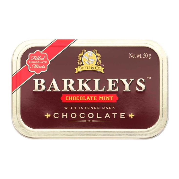 Pastillas de menta y chocolate Barkleys - 50g